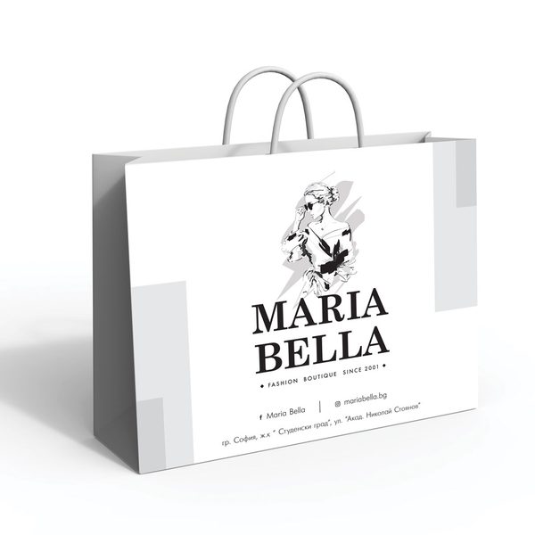 Дизайн на рекламни торбички за Maria Bella — 2