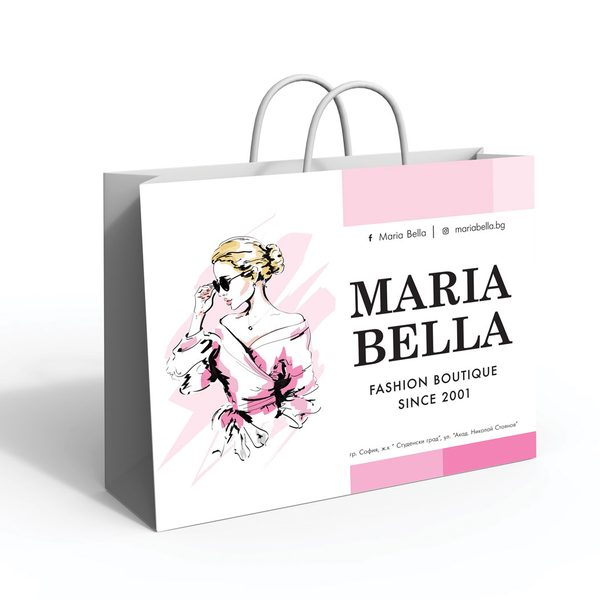 Дизайн на рекламни торбички за Maria Bella — 3
